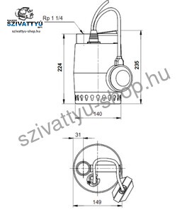 Grundfos Unilift KP 350 A1 10M