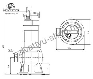 Grundfos Unilift AP50B.50.08.A1V 5M