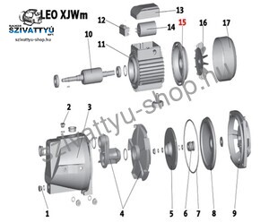 Leo XJWm 180/42 motor hátsó dekni (15)